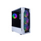 1ST PLAYER DK-D4 ATX GAMING CASE WITH 4 FANS (WHITE)