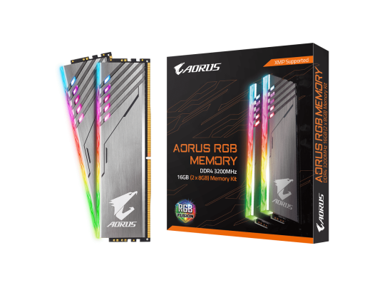 AORUS RGB Memory 16GB (2x8GB) 3200MHz without Demo Kit