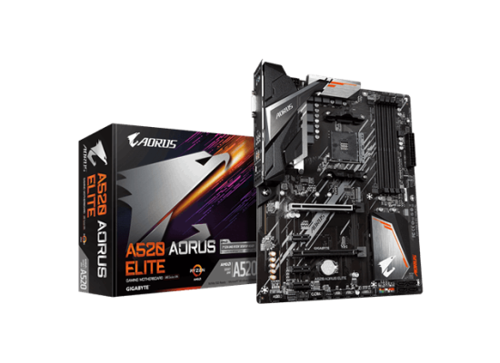 Gigabyte A520 Aorus Elite AMD AM4 ATX Gaming Motherboard