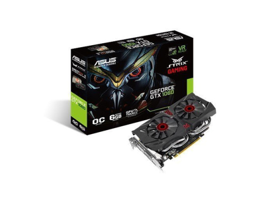 Asus Strix GeForce® GTX 1060-DC2O6G OC Edition 6GB GDDR5 Graphics Card