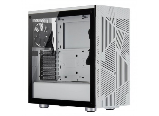 CORSAIR 275R Airflow Tempered Glass Mid-Tower Gaming Case - White