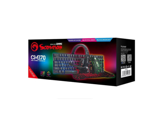 MARVO Scorpion CM370 4-in-1 Gaming Starter Kit