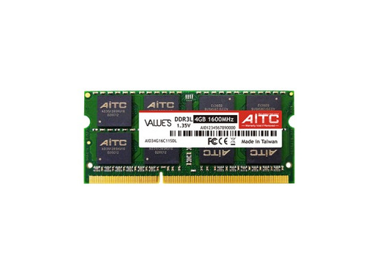 AiTC Values DDR3L 4GB 1600Mhz Laptop Ram