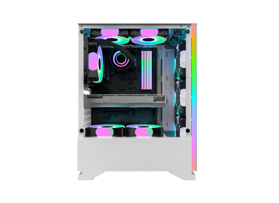 1STPLAYER BS-3 ATX Mid Tower Gaming Casing (White)
