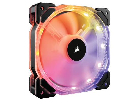 Corsair HD140 RGB LED High Performance 140mm PWM Fan Twin Pack With Controller