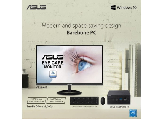 Asus Mini PC PN40 and VZ229HE Monitor Bundle Offer