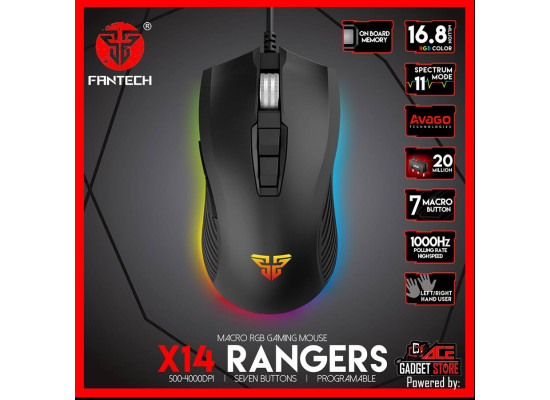Fantech X14 RGB Gaming Mouse