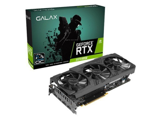 GALAX GeForce RTX 2070 Super EX Gamer Black Edition 8GB GDDR6 Graphics Card