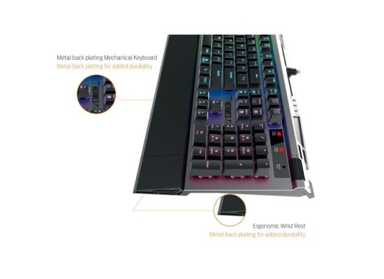 Gamdias HERMES P2 RGB Mechanical Gaming Keyboard