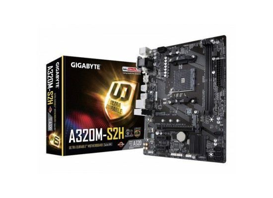 Gigabyte GA-A320M-S2H AMD Micro ATX Motherboard