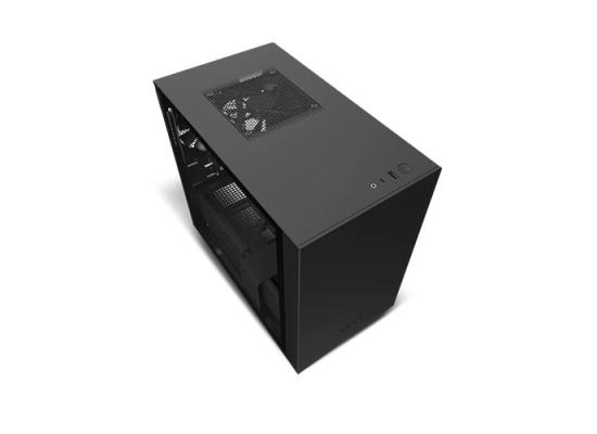 NZXT H210 Tempered Glass Mini ITX Casing (Black)