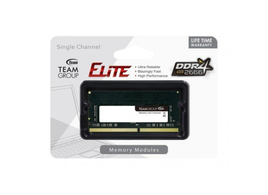 TEAM ELITE TED44G2666C19-S01 4GB 2666MHz Laptop RAM
