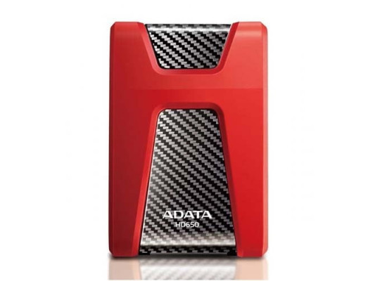 Adata HD 650 Drop Tested 1TB External HDD Red / Black