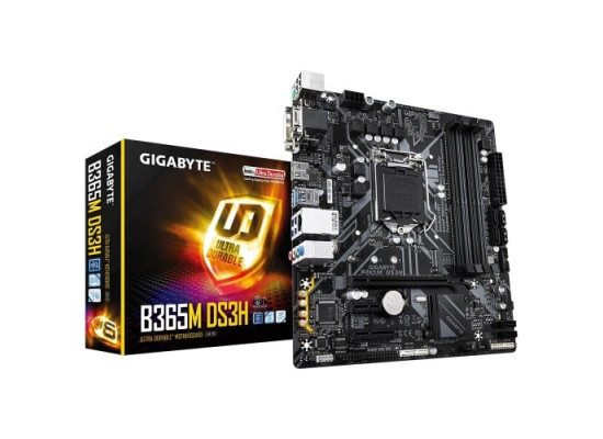 Gigabyte B365M DS3H DDR4 9th and 8th Gen Motherboard