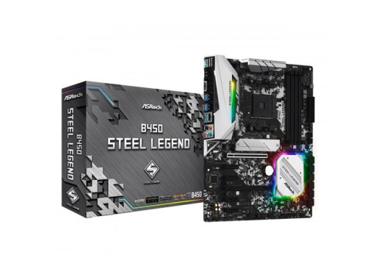 Asrock B450 Steel Legend AMD Gaming Motherboard