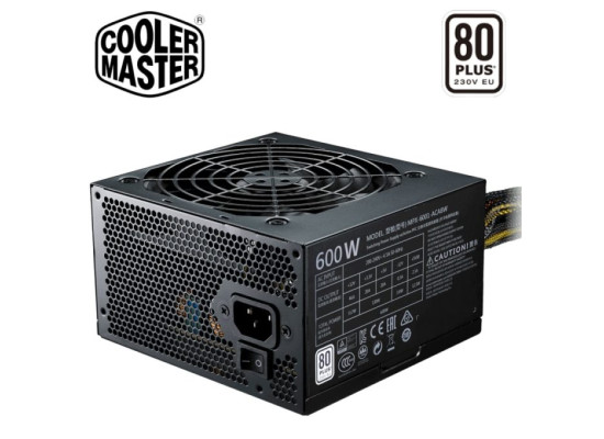 Cooler Master MasterWatt Lite 230V 600W Power Supply