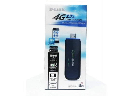 D-link DWR-910 4G LTE Wireless USB Router