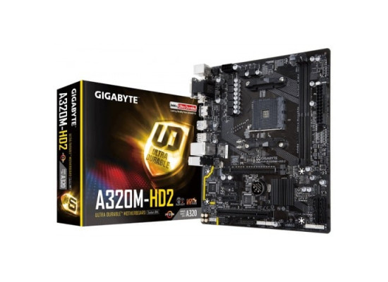 Gigabyte GA-A320M-HD2 AMD Micro ATX Motherboard