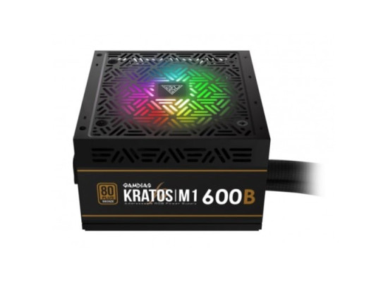 Gamdias Kratos M1-600B 600 Watt 80+ Bronze Addressable RGB Power Supply
