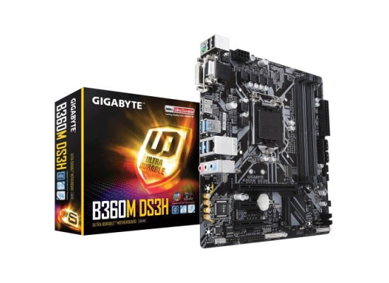 Gigabyte B360M-DS3H 9th and 8th Gen Motherboard