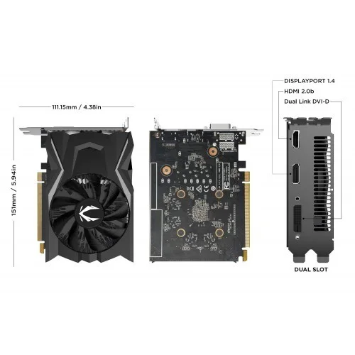 Zotac Gaming GTX 1650 OC 4GB GDDR6 Graphics Card Best Price in BD