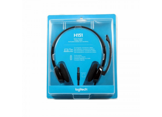 Logitech H151 STEREO Headset (One port)