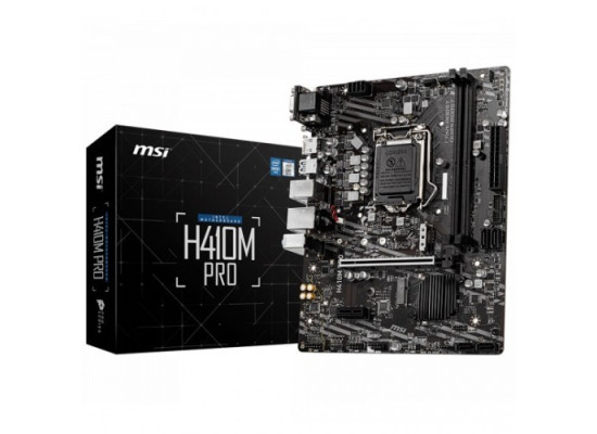 MSI H410M Pro Intel 10th Gen Micro-ATX Motherboard