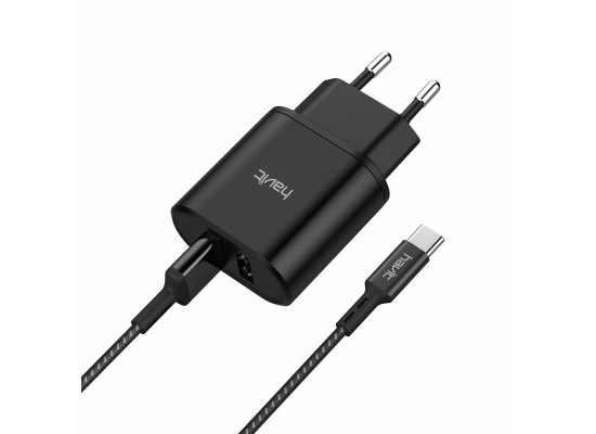 HAVIT 2 in 1 USB charge kit with USB to Type-C cable ST823