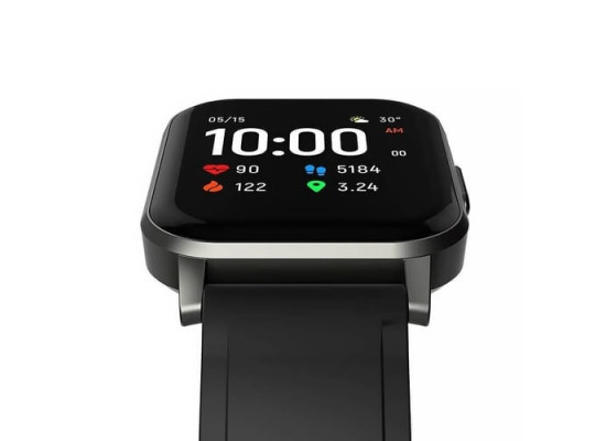 Xiaomi Haylou LS02 Touch Screen Square Shape Smart Watch Black