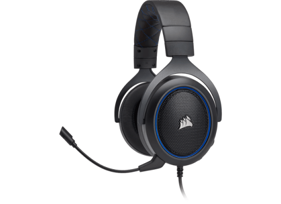 Corsair HS50 Pro Stereo 3.5mm Gaming Headphone (Blue)