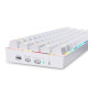 Redragon K530 Draconic 60% Compact RGB Wireless Mechanical Blue Switch Gaming Keyboard White