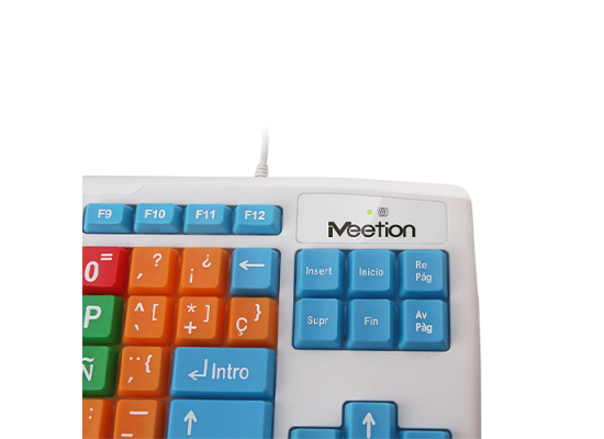 MeeTion MT-K800 Colourful Kids Computer Keyboard