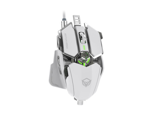 Meetion MT M990S Wired Mechanical Gaming Mouse (White)