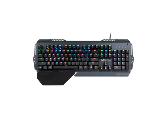 MeeTion MT-MK20 Full Key Anti-Ghosting Metal Mechanical Gaming Keyboard (Grey)