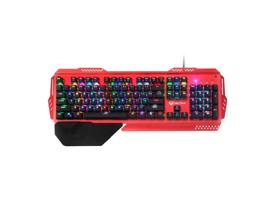 MeeTion MT-MK20 Full Key Anti-Ghosting Metal Mechanical Gaming Keyboard (RED)