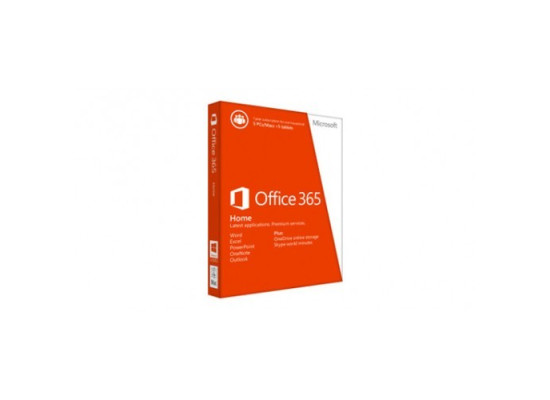 MICROSOFT OFFICE 365 HOME 32-BIT/X64 ENG SUBSCR 1YR