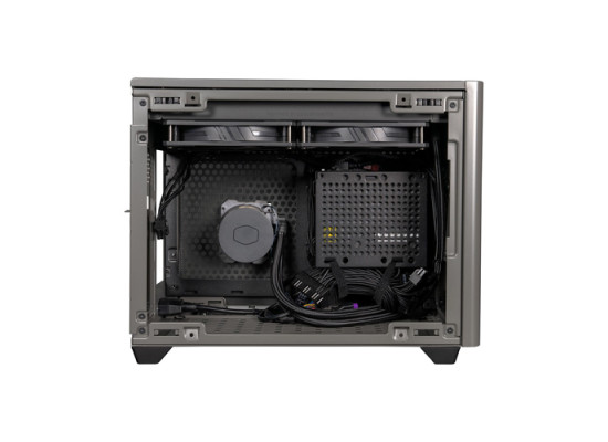 COOLER MASTER NR200P MAX MINI TOWER PC CASE WITH 850W PSU & 280MM AIO LIQUID COOLER -BLACK