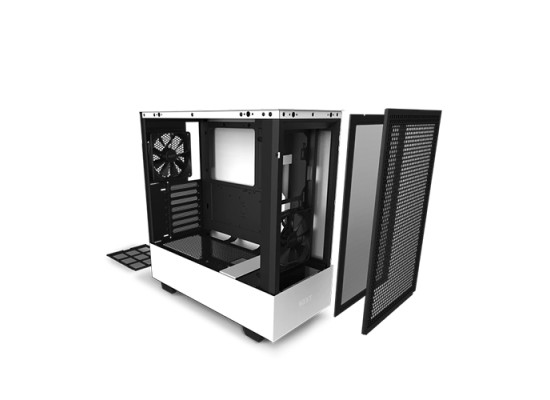 NZXT H510 Flow Compact Mid Tower Casing White