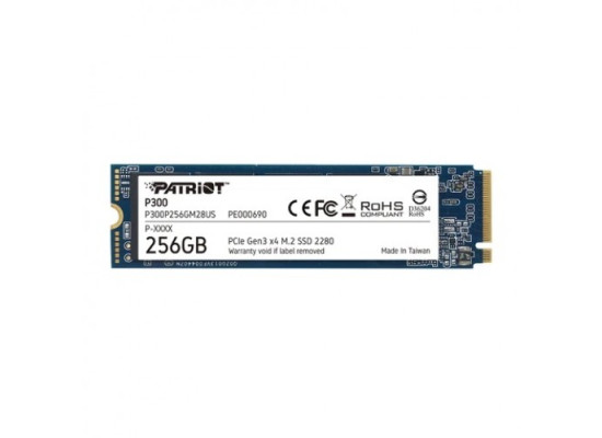 Patriot P300 256GB M.2 PCIe Gen 3x4 SSD