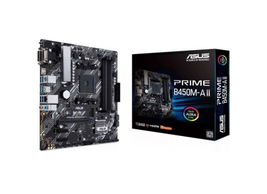 Asus Prime B450M-A II AM4 mATX AMD Motherboard