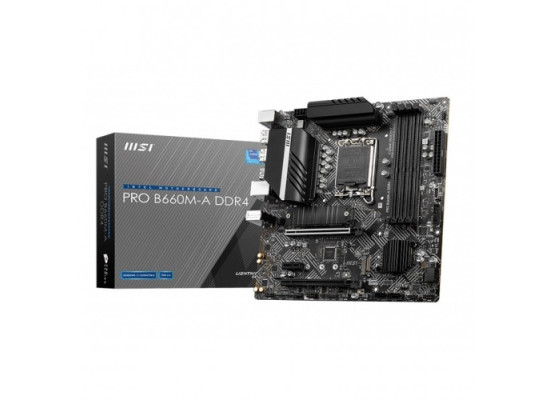 MSI PRO B660M-A DDR4 12th Gen Micro ATX Motherboard