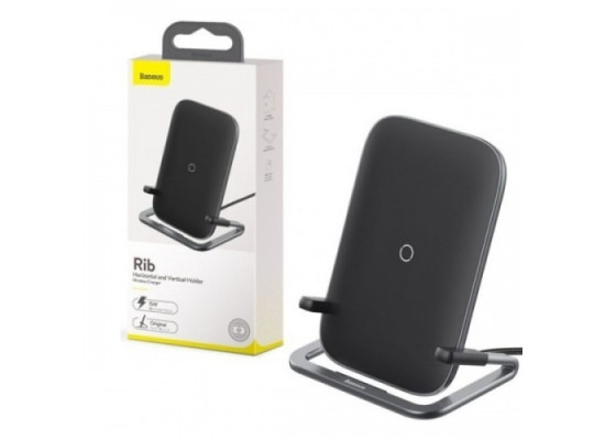 Baseus BS-W502 Rib Horizontal and Vertical Mobile Holder with Wireless Charging