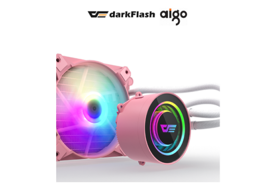 DarkFlash Twister DX-120 (Pink) 120mm LIQUID CPU Cooler