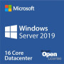 Microsoft Windows Server 2019 Data Center License 16 cores Open License