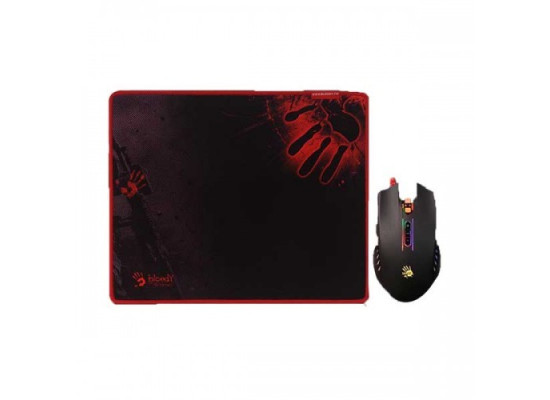 A4TECH Bloody Q8181S Neon X Glide Gaming Mouse & Mouse Pad