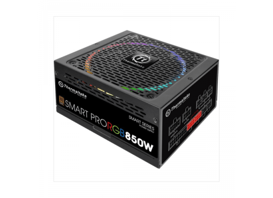 Thermaltake SMART PRO RGB 850W Full Modular 80 Plus BRONZE Flat Slave Cable Power Supply with 7 Years Warranty