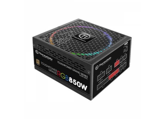 Thermaltake Toughpower Grand RGB 850W Full Modular 80 Plus Gold Flat Slave Cable Power Supply with 10 Years Warranty
