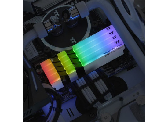 Thermaltake Toughram RGB 16GB(2 X 8GB) DDR4 3200MHZ Desktop RAM (WHITE)