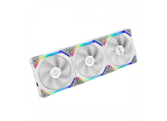 Lian Li UNI FAN SL120 120mm RGB White Cooling Fan (3 Fan Pack)