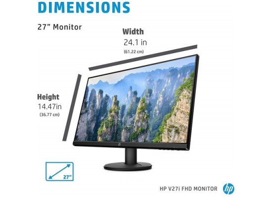 HP V27i 27-Inch Full HD IPS Monitor